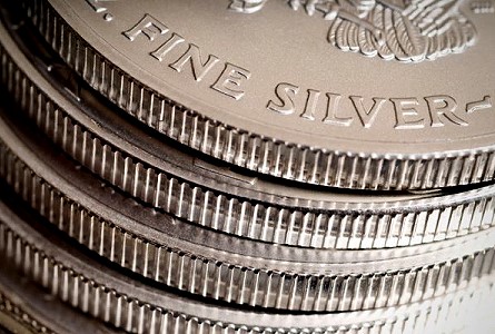 Silver down to its lowest price today