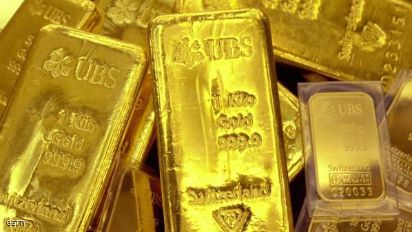 The price of gold near its lowest level in four years